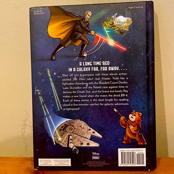 5 Minute Star Wars Stories Hardcover Book - Picture 2 of 7